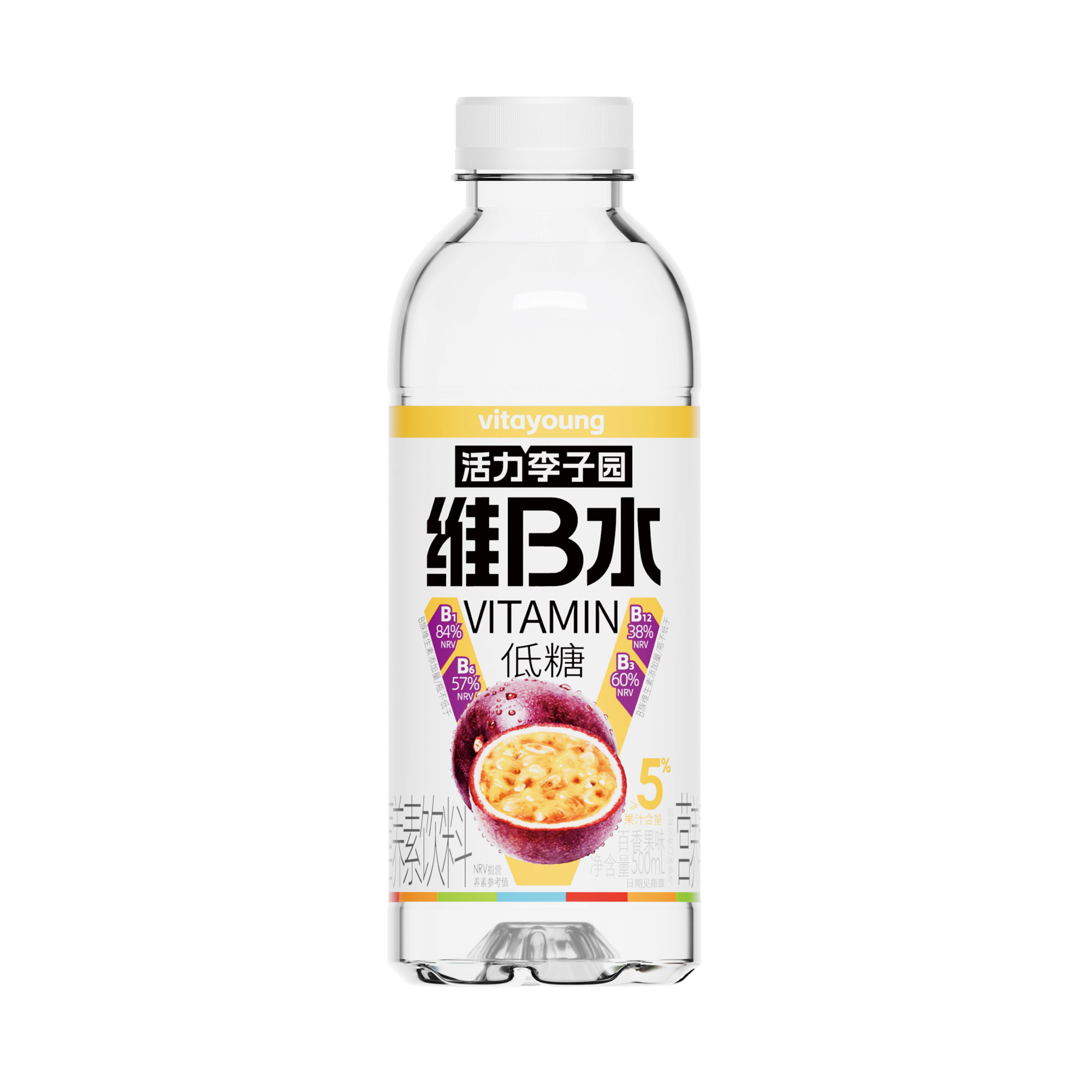 500mL維B水(百香果味)